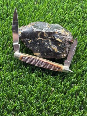 VINTAGE WESTERN USA S-901 POCKETKNIFE CAMP SCOUT MODEL